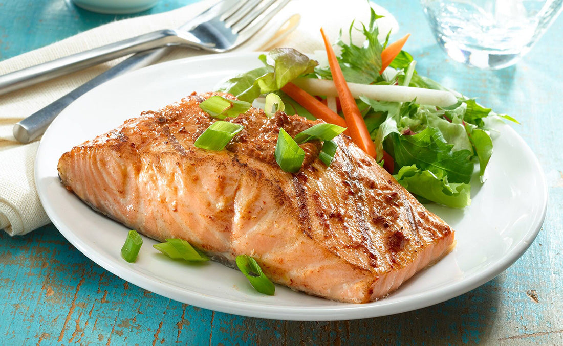 Maple Honey Glazed Salmon