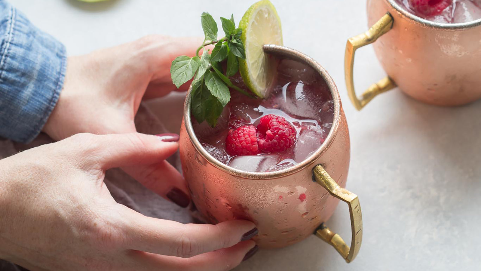 Raspberry Moscow Mule