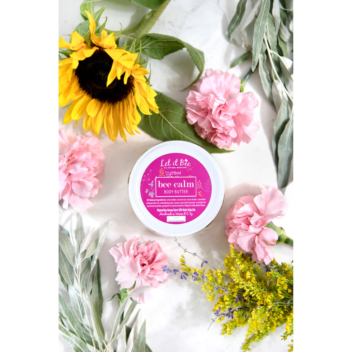 Bee Calm Body Butter with Lavender Honey and Royal Jelly