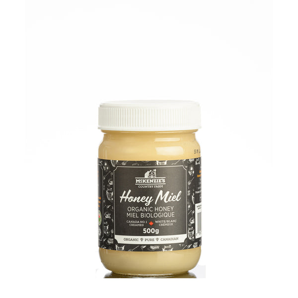 Certified Organic Creamed Honey Canadian & 100 Raw! Bee