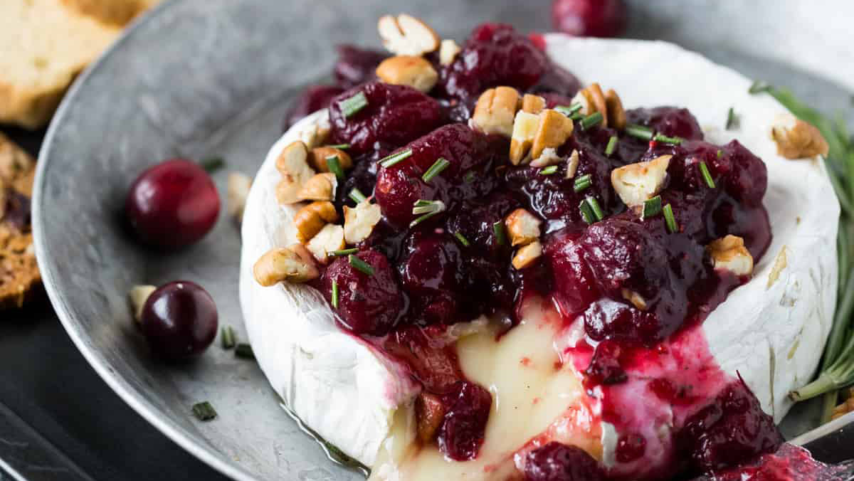 Honey Nut Baked Holiday Brie