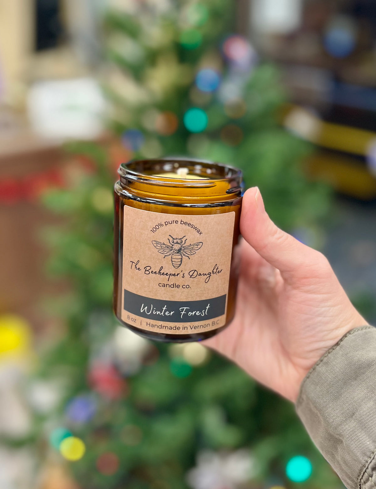 Scented Beeswax Candles - 8 oz. Jars