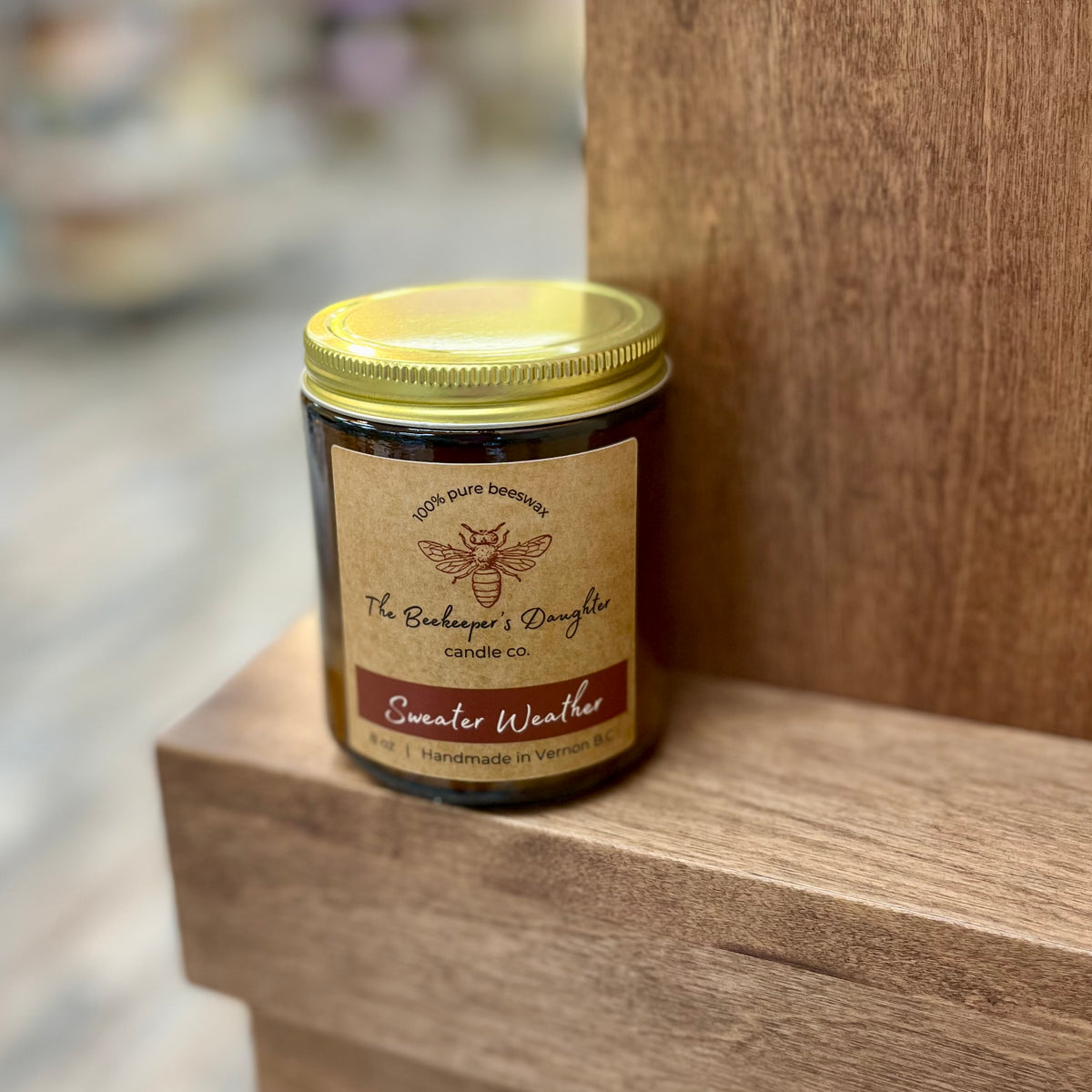 Scented Beeswax Candles - 8 oz. Jars