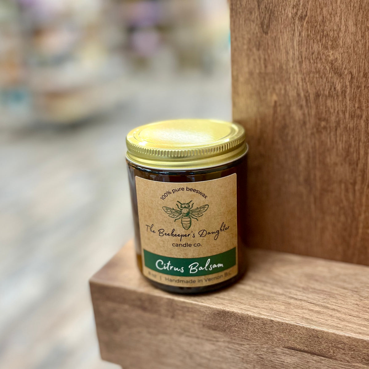 Scented Beeswax Candles - 8 oz. Jars