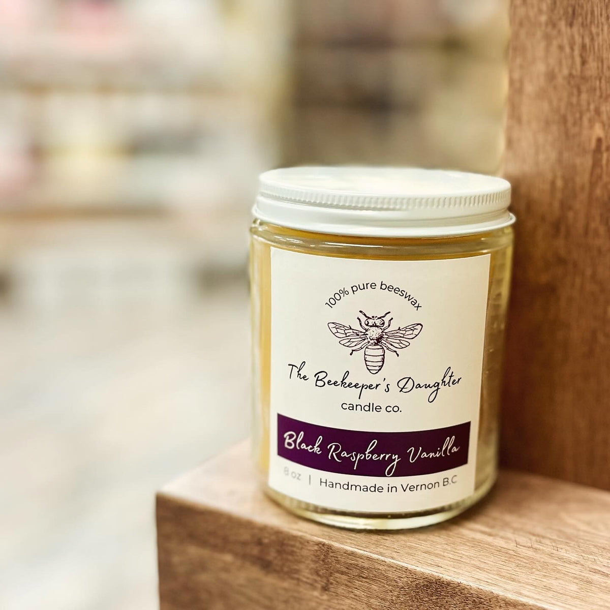 Scented Beeswax Candles - 8 oz. Jars