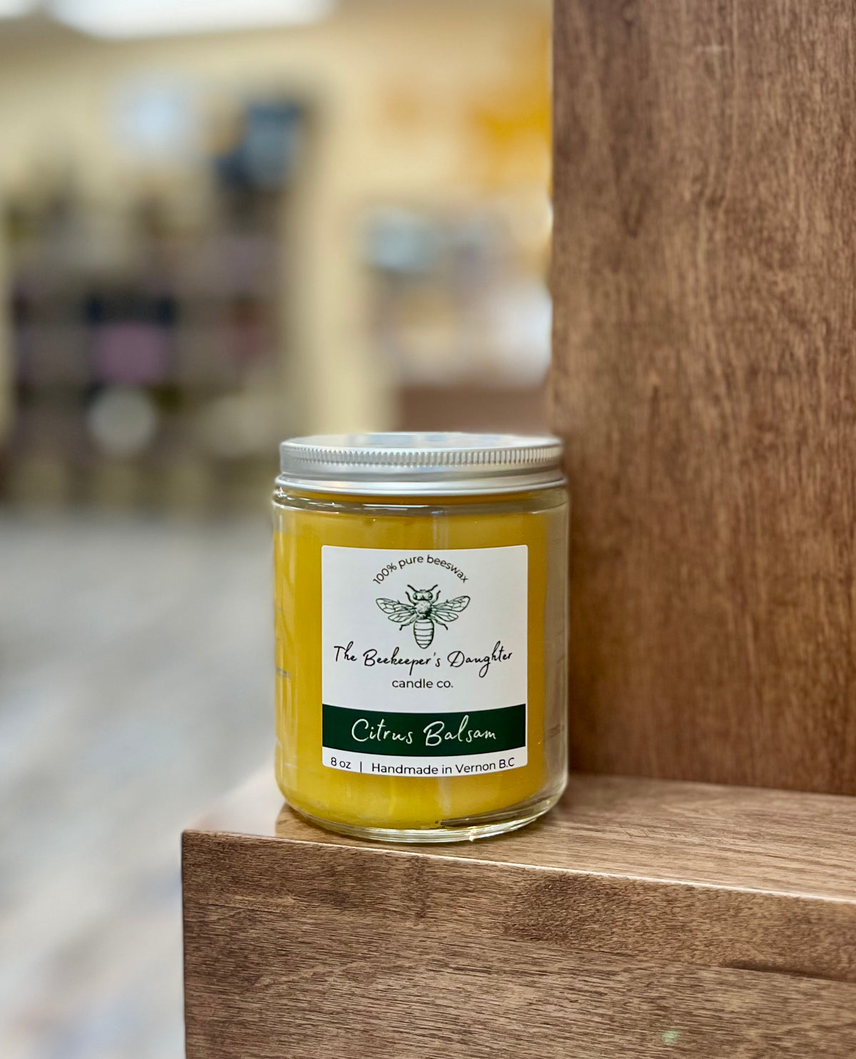 Scented Beeswax Candles - 8 oz. Jars