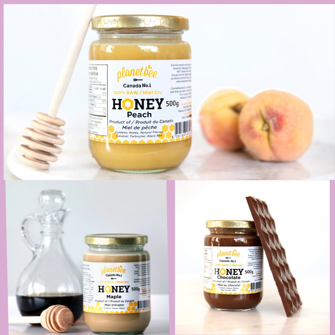 Bee Sweet Flavoured Honey Trio