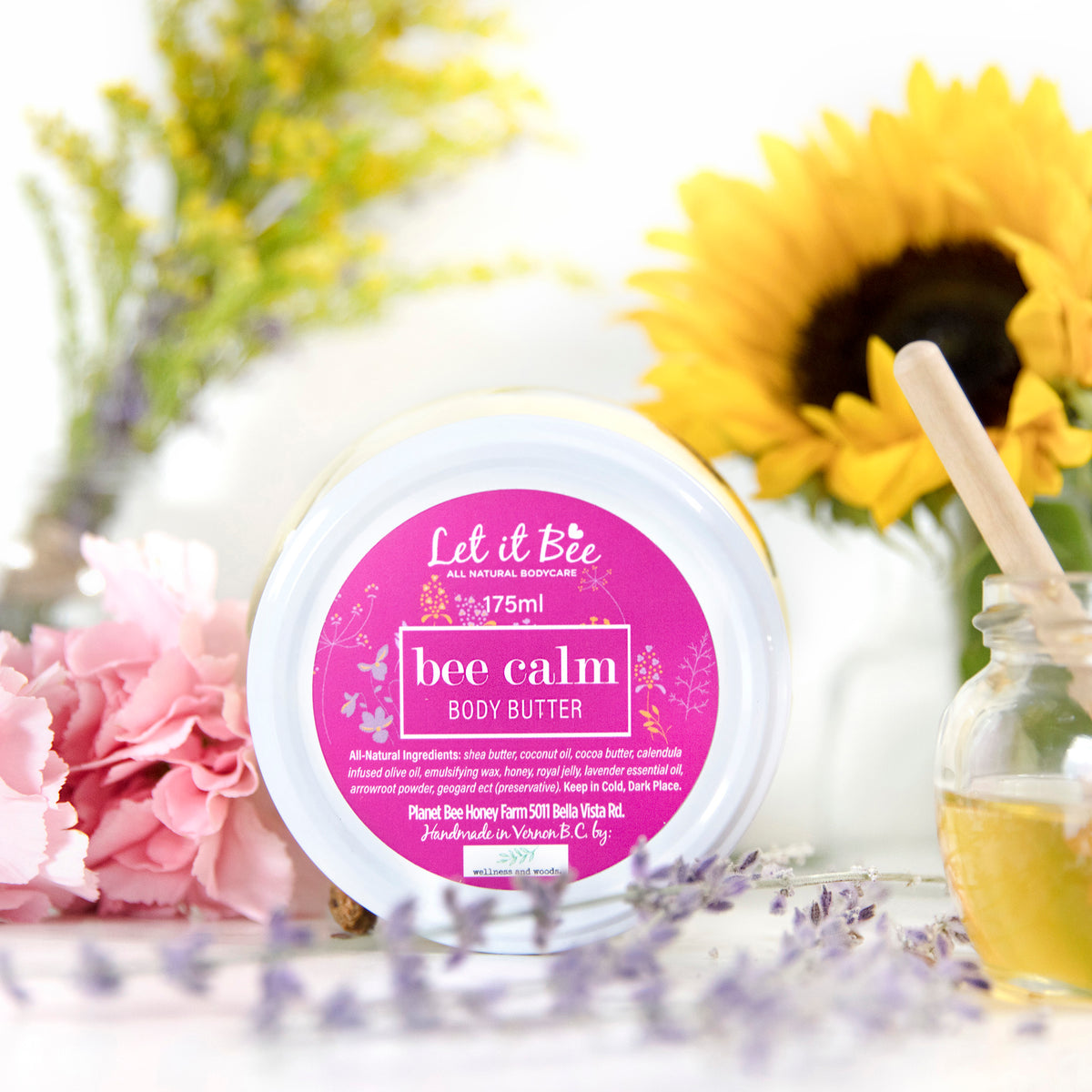 Bee calm Body butter with honey and royal jelly