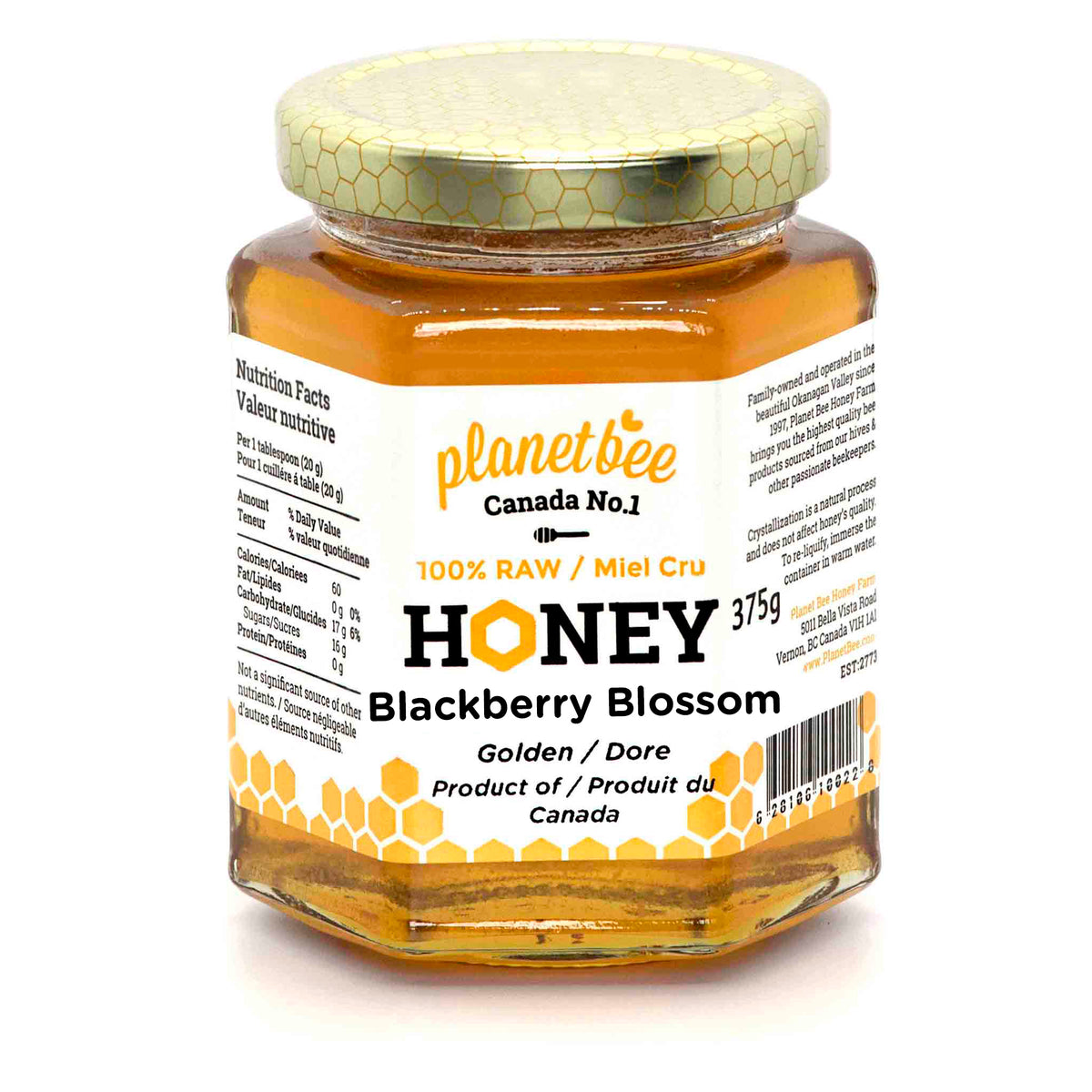 blackberry blossom honey canada raw