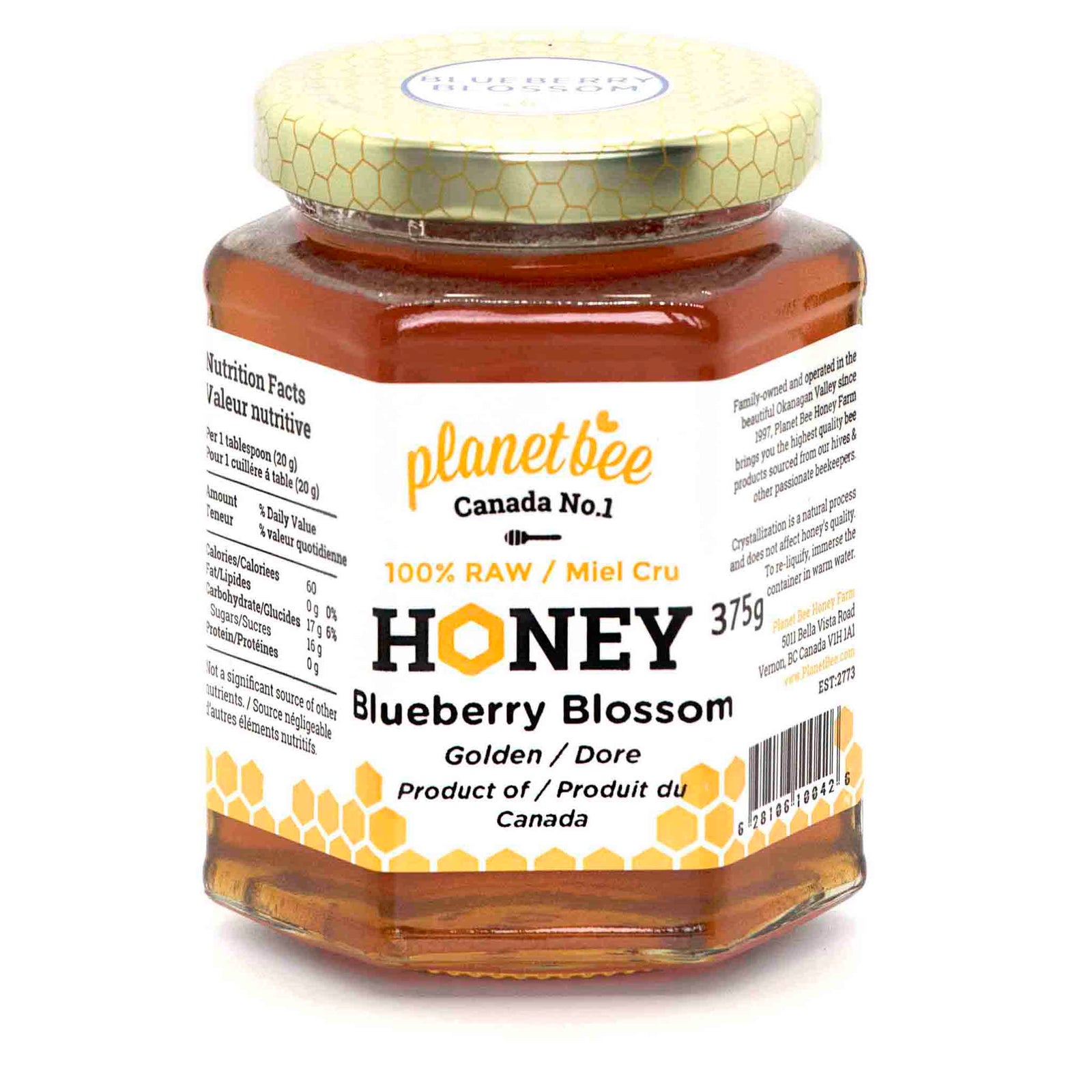 blueberry blossom honey canada raw