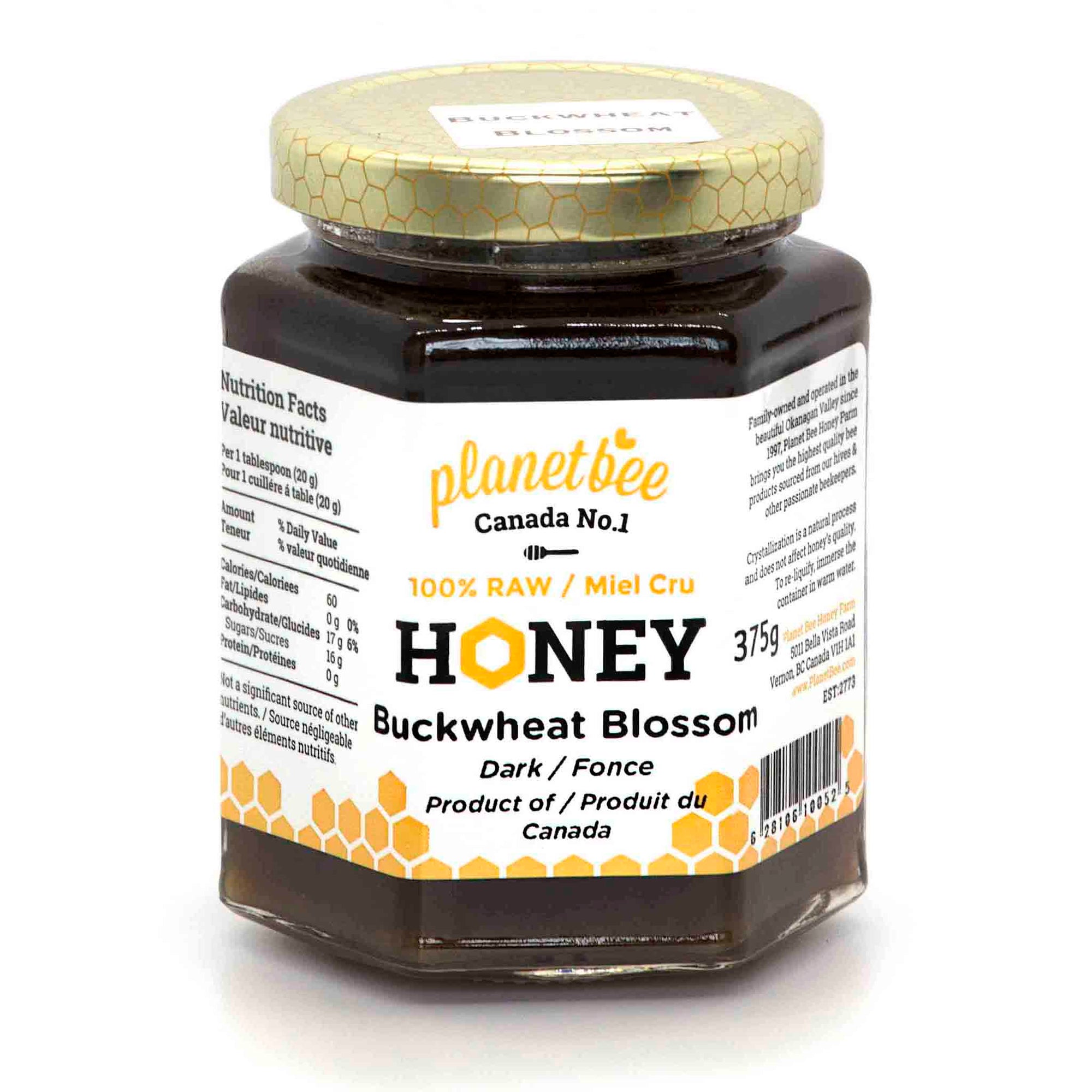 canadian buckwheat blossom honey
