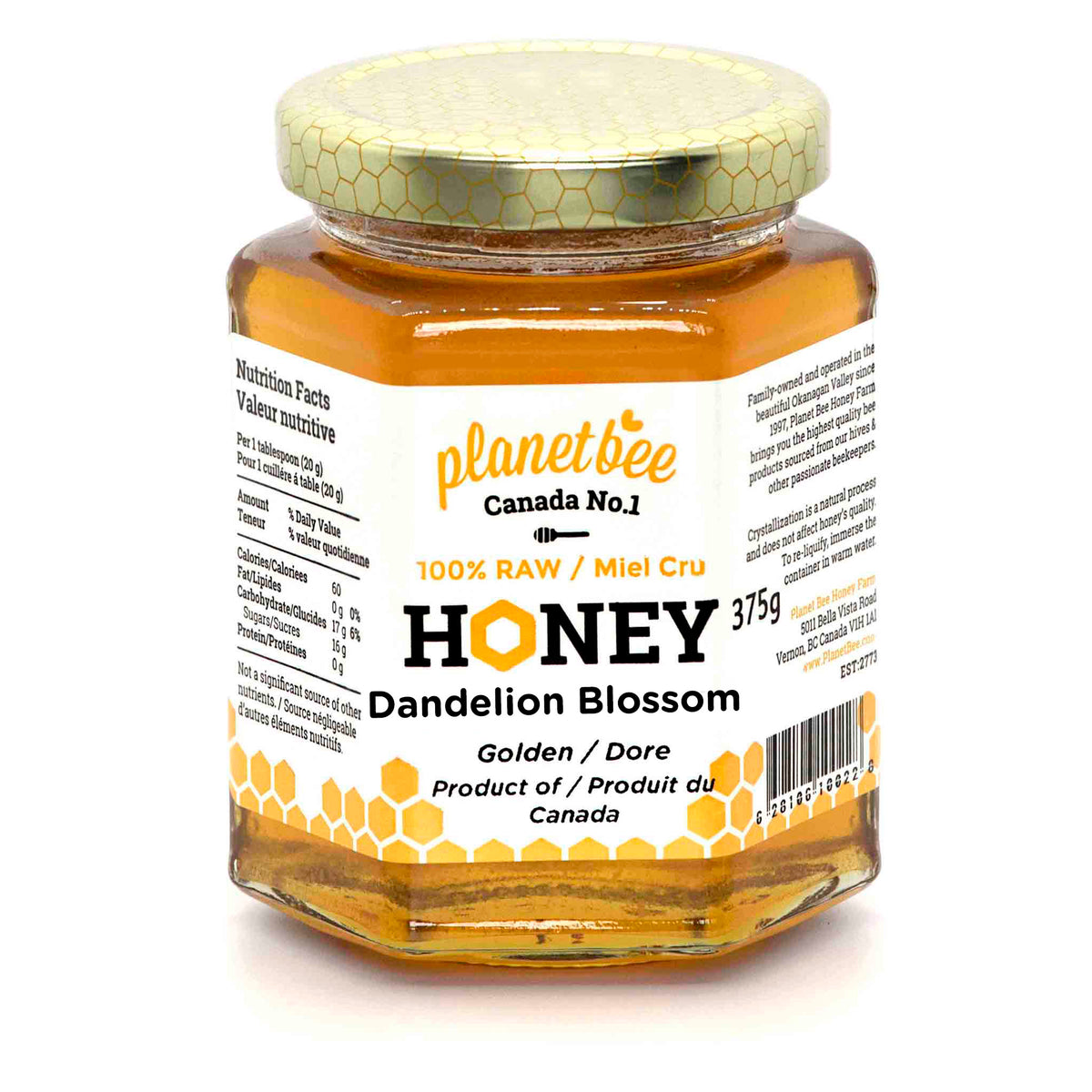Dandelion blossom Canadian Honey