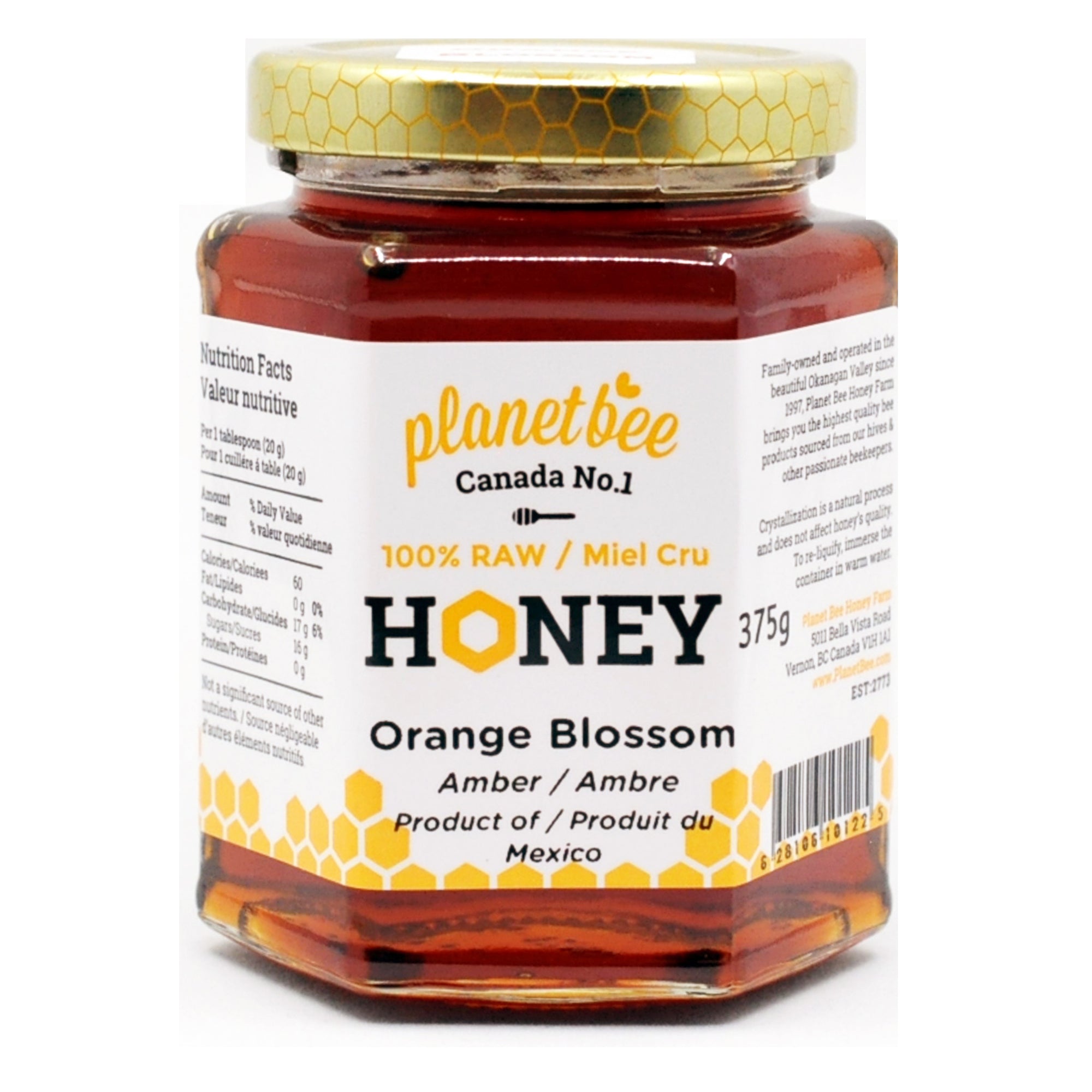 orange blossom mexico honey 